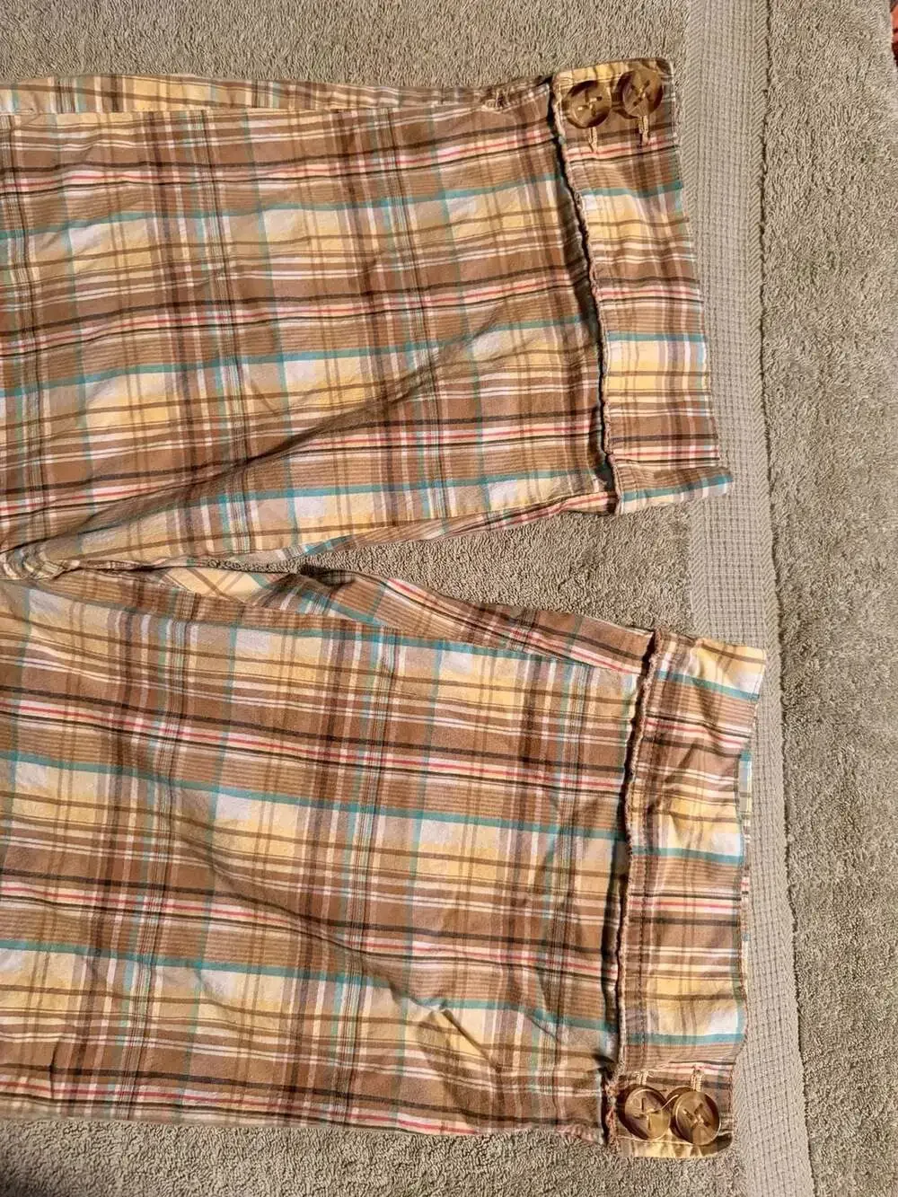Jolt Plaid Bermuda Shorts Size 13 Multicolor Cotton Cuffed Y2K